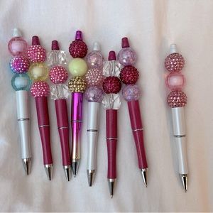 Pink Glitter Pens